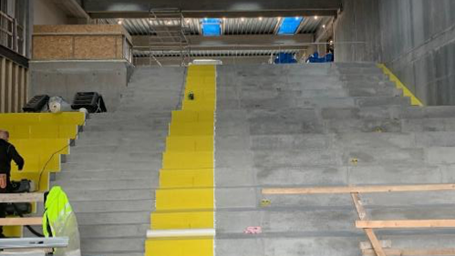Protecting pre-cast concrete stairs: a case study from Denmark